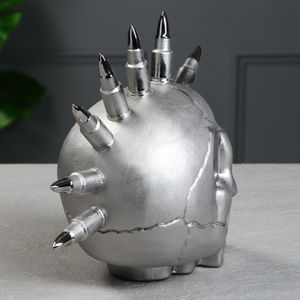 Копилка Череп с ирокезом