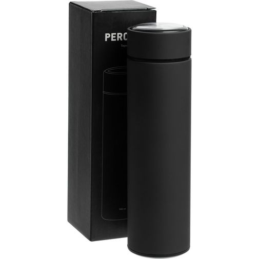 Термос с ситечком Percola (Черный) Термос с ситечком Percola (Черный)
