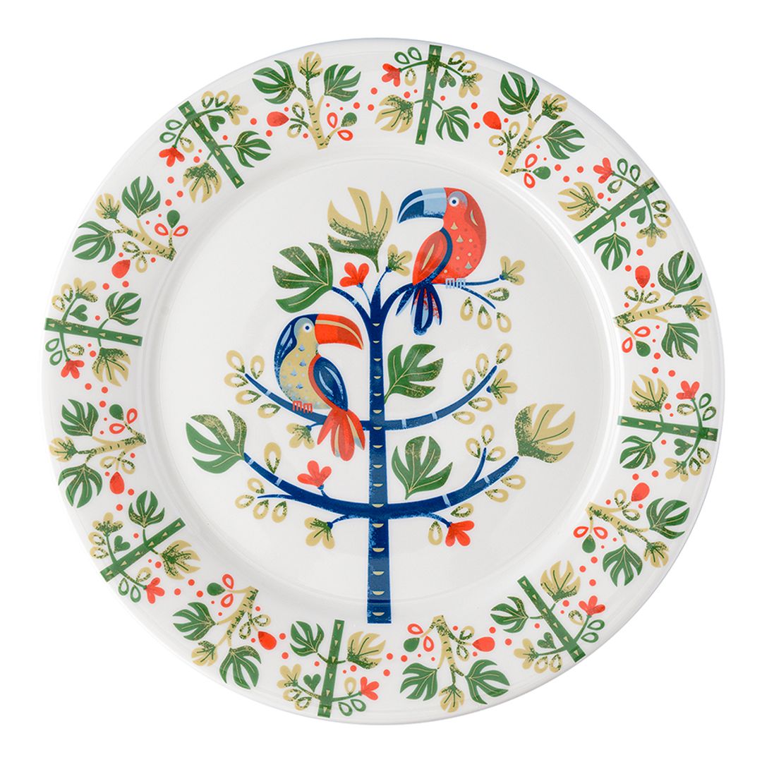 Набор тарелок Toucan из коллекции Birds of Paradise (Ø28 см) Набор тарелок Toucan из коллекции Birds of Paradise (Ø28 см)