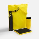 Подарочный набор Flexpen Black Walk (черный с желтым)