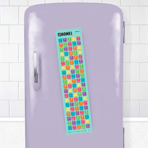 Скретч-постер 100 дел Home Edition