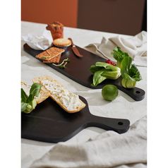 Доска сервировочная Rubris (23х70 см, черная)