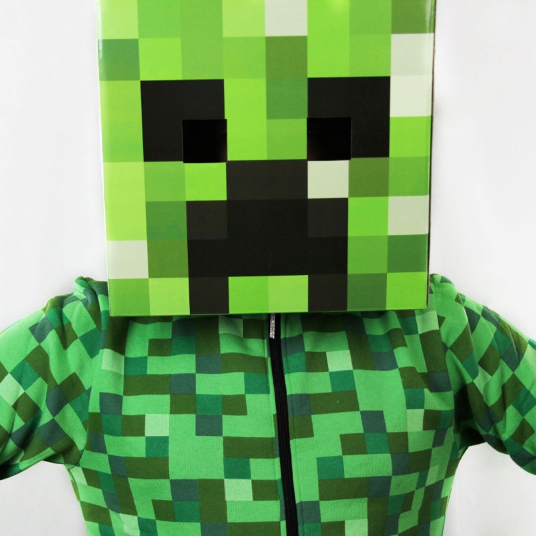 Маска Голова Крипера Minecraft Маска Голова Крипера Minecraft