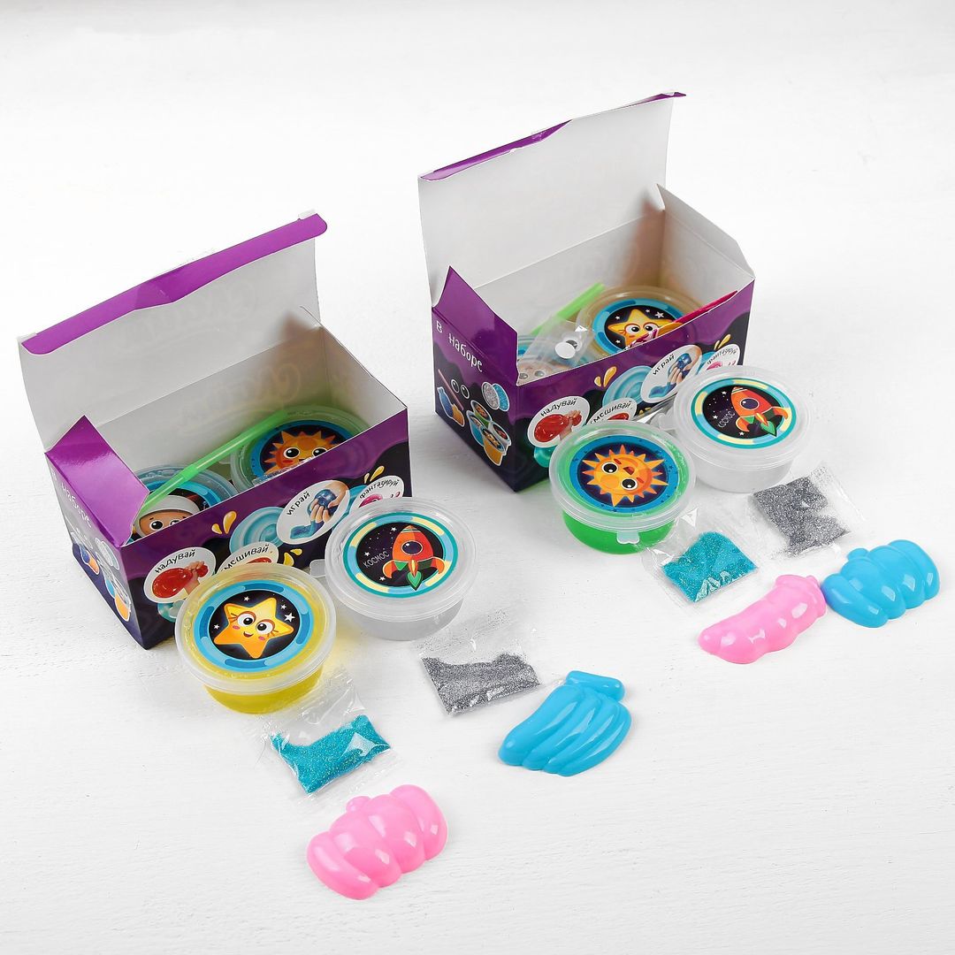 Набор для творчества Слайм с блестками