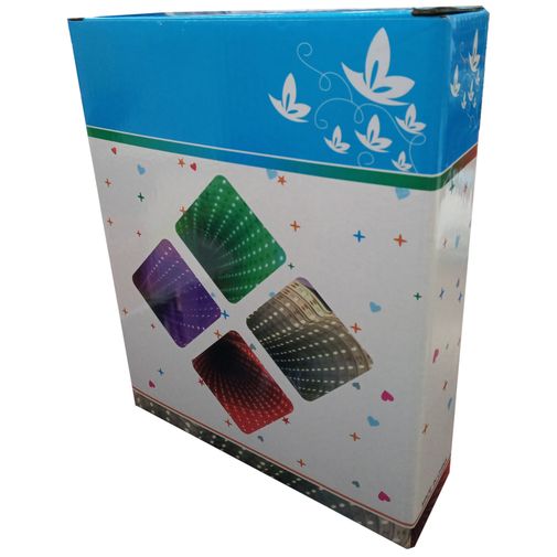 Зеркальный 3D Светильник Бабочка (с эффектом тоннеля) Зеркальный 3D Светильник Бабочка (с эффектом тоннеля)