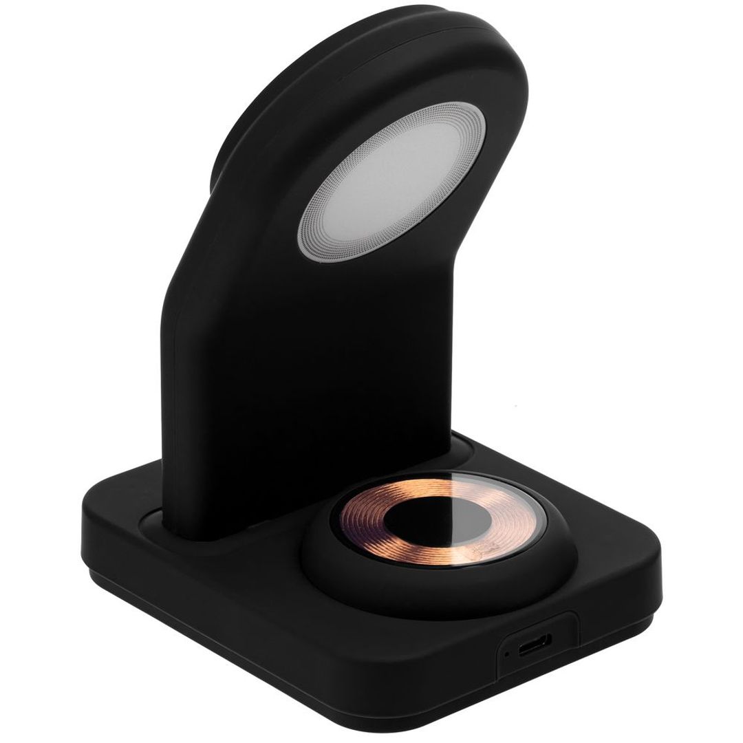 Зарядная станция с подсветкой Cooper Duo (Черная) Зарядная станция с подсветкой Cooper Duo (Черная)