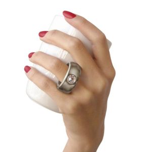 Кружка Кольцо с бриллиантом (Белый с золотым кольцом)