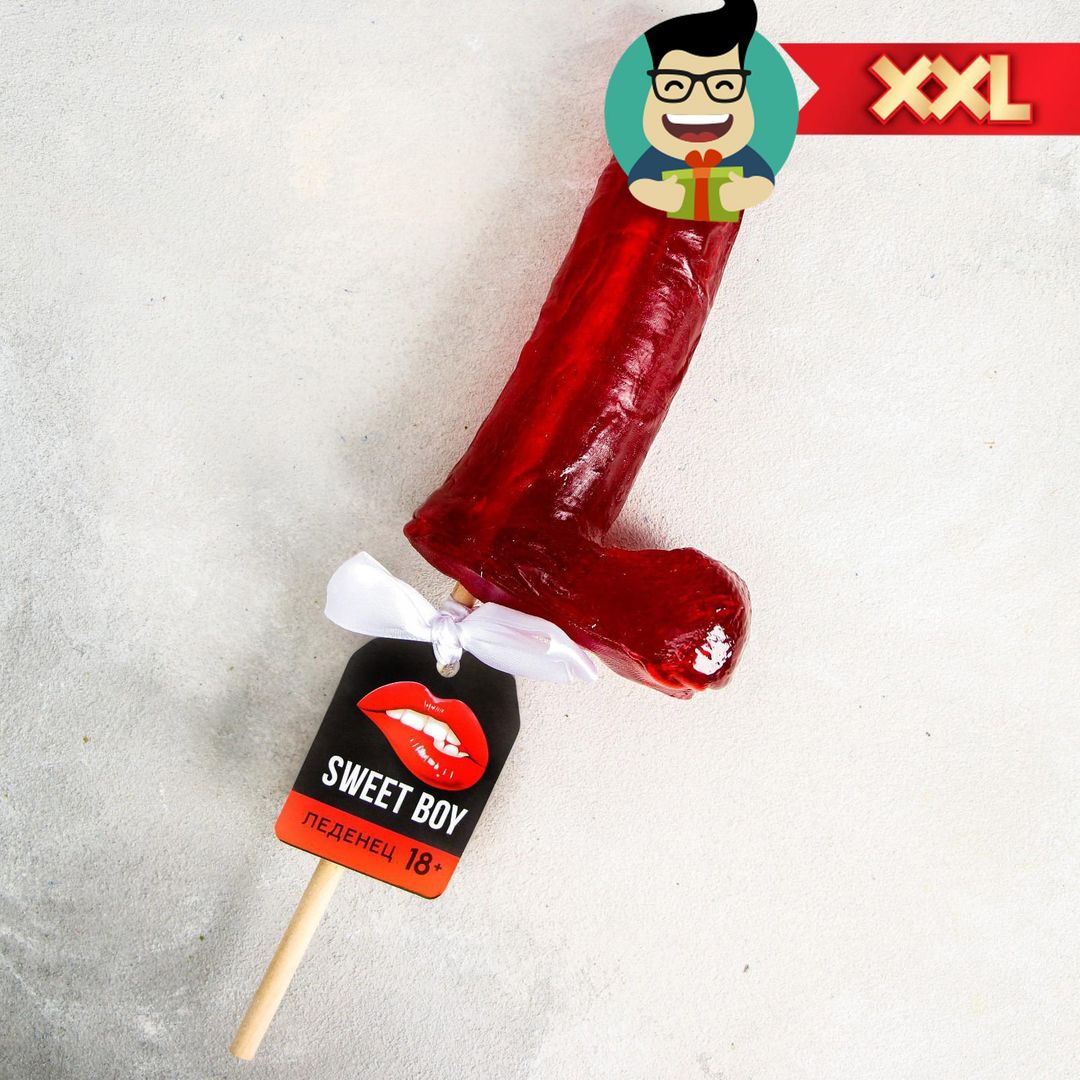 Гигантский леденец Sweet boy (клубника, 390 г) Гигантский леденец Sweet boy (клубника, 390 г)
