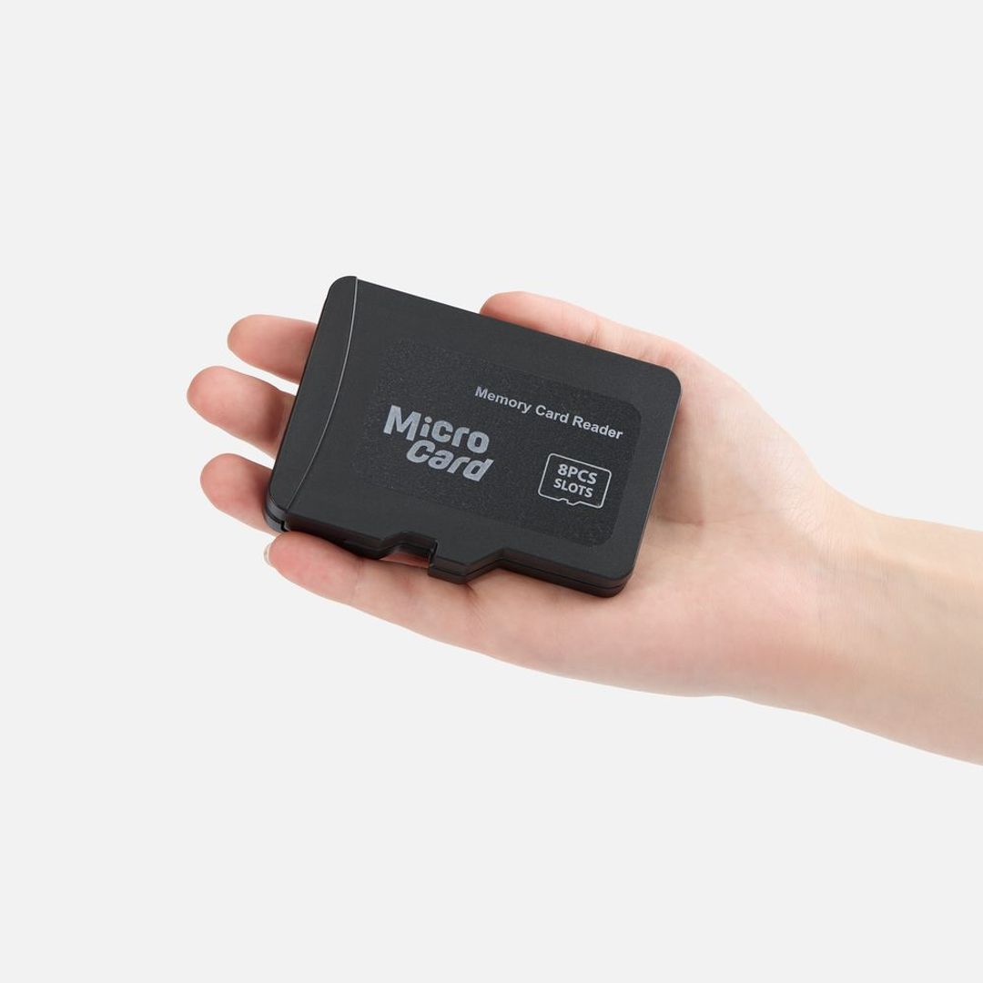 Футляр для карт памяти и SIM-карт Multitask (черный)