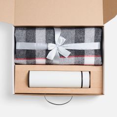 Подарочный набор Homedale (серый с белым) Подарочный набор Homedale (серый с белым)