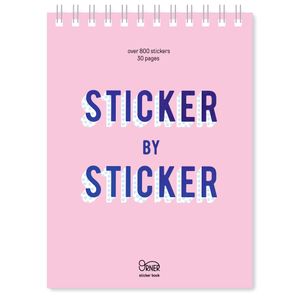 Стикербук Sticker by Sticker (Розовый)
