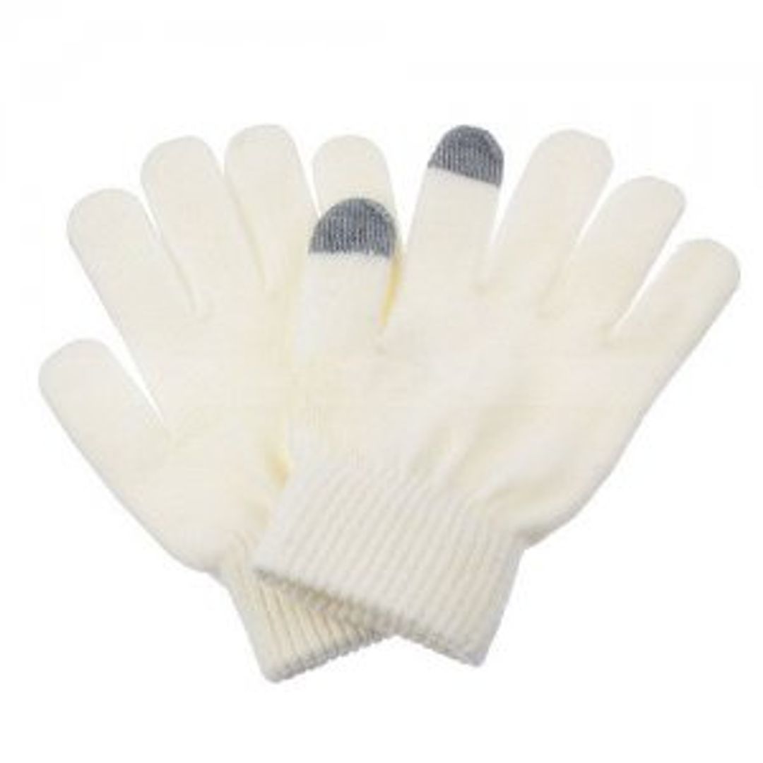 Перчатки для сенсорного экрана Белые Перчатки для сенсорного экрана Белые