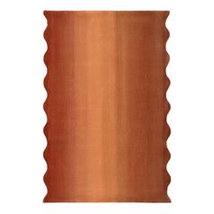 Ковер из шерсти Over Horizon терракотового цвета из коллекции Trendy Ruffles, 180x230 см