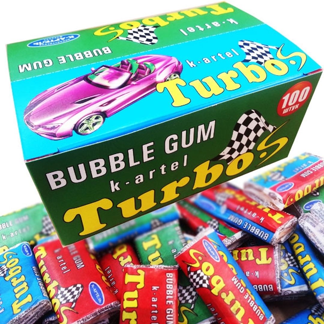 Жвачка Turbo-S (100 шт.)