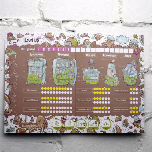 Система прокачки человека Level Up Mini