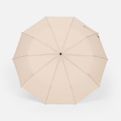 Зонт складной Cloudburst в подарочной упаковке (бежевый)