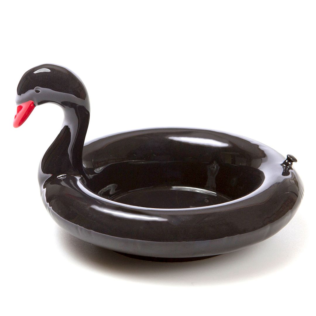 Миска сервировочная Черный лебедь Floatie Black Swan Миска сервировочная Черный лебедь Floatie Black Swan