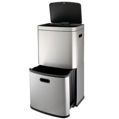 Контейнер мусорный с 2-мя отделениями Smart Bin сенсорный (60 л)