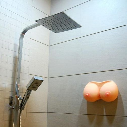 Диспенсер для мыла и шампуня Сиськи