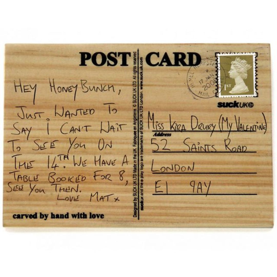 Деревянная открытка Carve your own Деревянная открытка Carve your own