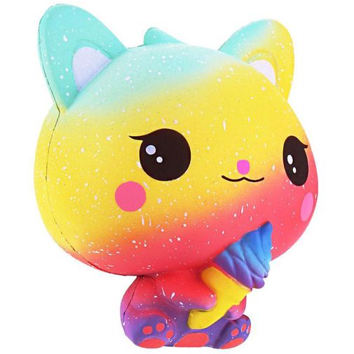 Антистресс Сквиши Котенок с мороженым