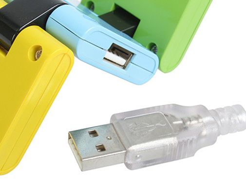 USB Хаб Змейка Квадратная USB Хаб Змейка Квадратная