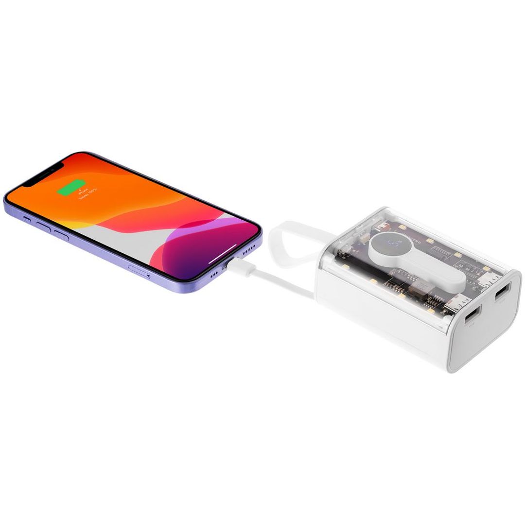 Аккумулятор c быстрой зарядкой Trellis Quick 10000 мАч (Белый)