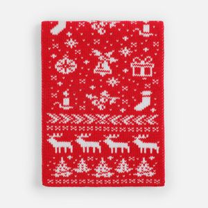 Шарф Holidale (красный с молочным) Шарф Holidale (красный с молочным)