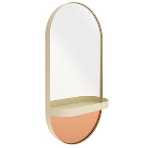 Зеркало Oval (Кремовое)