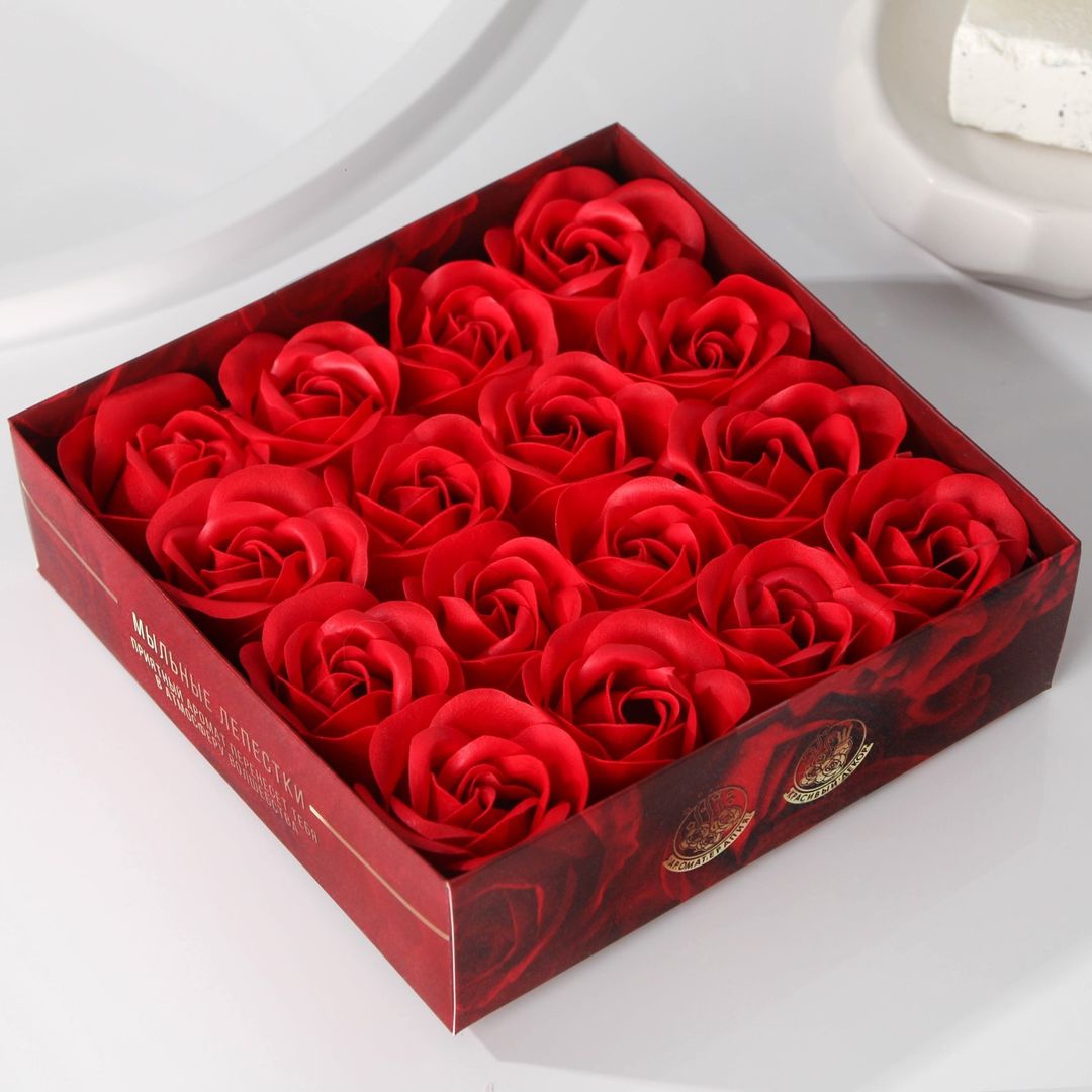 Мыльные розочки С 8 марта (16 шт) Мыльные розочки С 8 марта (16 шт)