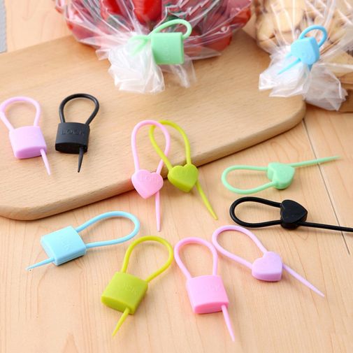 Зажимы для пакетов Замок (3 шт)