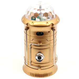 Кемпинговый фонарь-светильник с диско-шаром Camping Lantern (Золотистый)