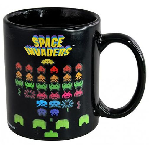 Термокружка Space Invaders В нагретом виде
