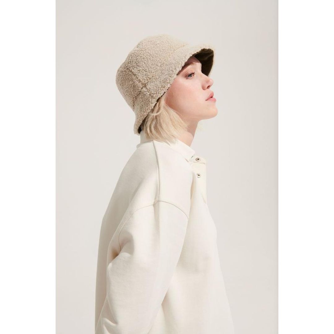 Панама Bucket двусторонняя (Темно-серая с бежевым) Панама Bucket двусторонняя (Темно-серая с бежевым)