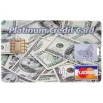 Флешка Кредитка Platinum Credit Card 8 Гб Лицевая сторона