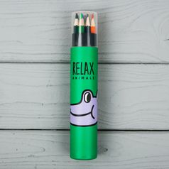Набор карандашей Животные Relax Animals (Бегемот)