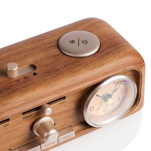 Ретро Bluetooth-колонка с часами и подсветкой Multiverse