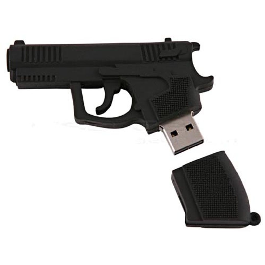 Флешка Пистолет 8 Гб Со снятой крышкой
