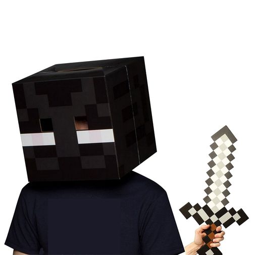 Маска Голова Эндермена Minecraft