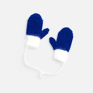 Подвеска на елку Вьюжка (варежки, синий)