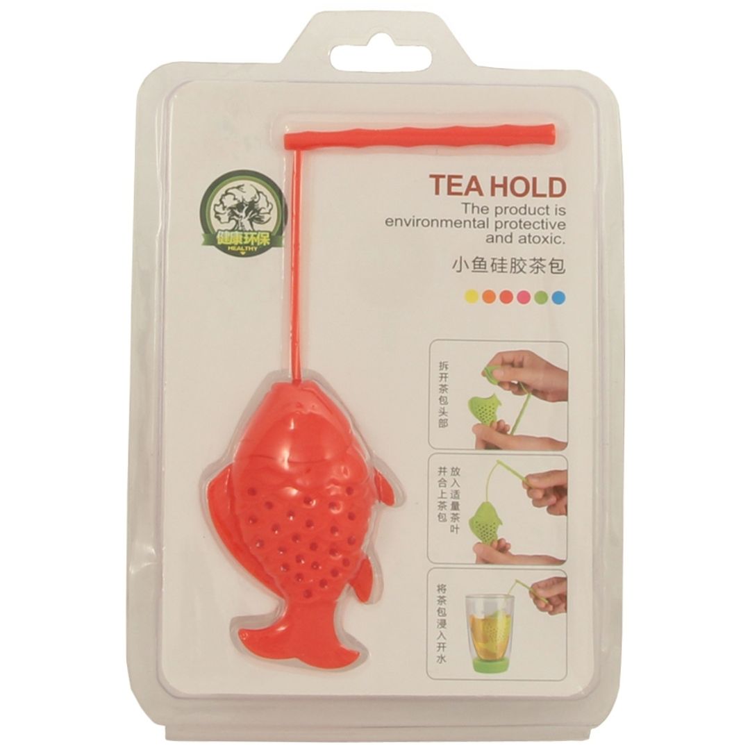 Заварник для чая Рыбка (Красный) Упаковка