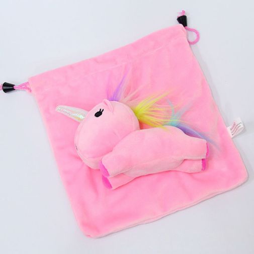 Мешочек с единорогом (Розовый)