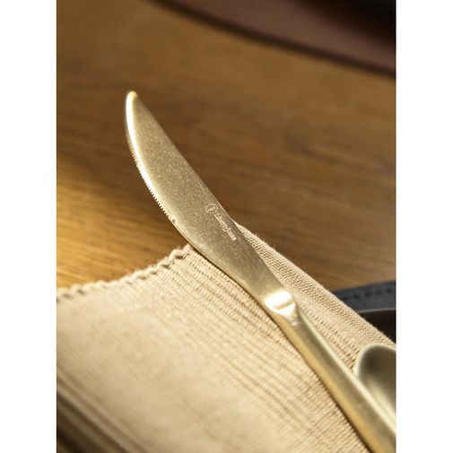 Набор столовых приборов Pure, золотистые матовые, 24 пред.