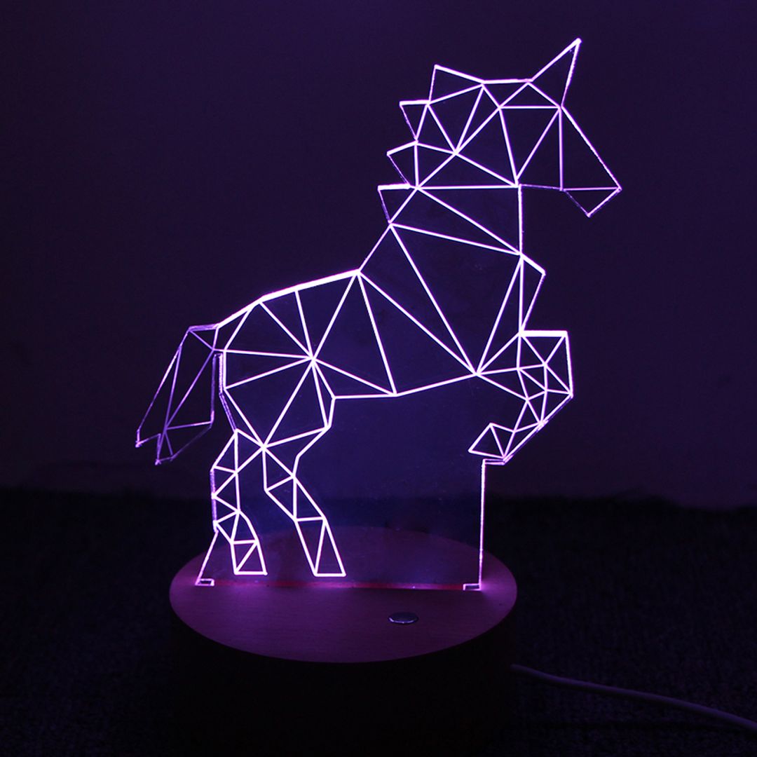 3D Лампа Единорог 3D Лампа Единорог