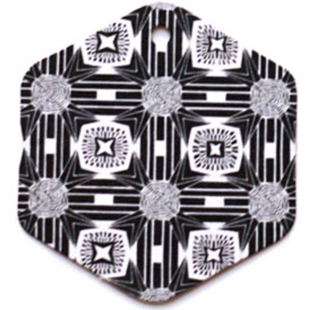 Бирка упаковочная Ар деко — шестигранник Бирка упаковочная Ар деко — шестигранник