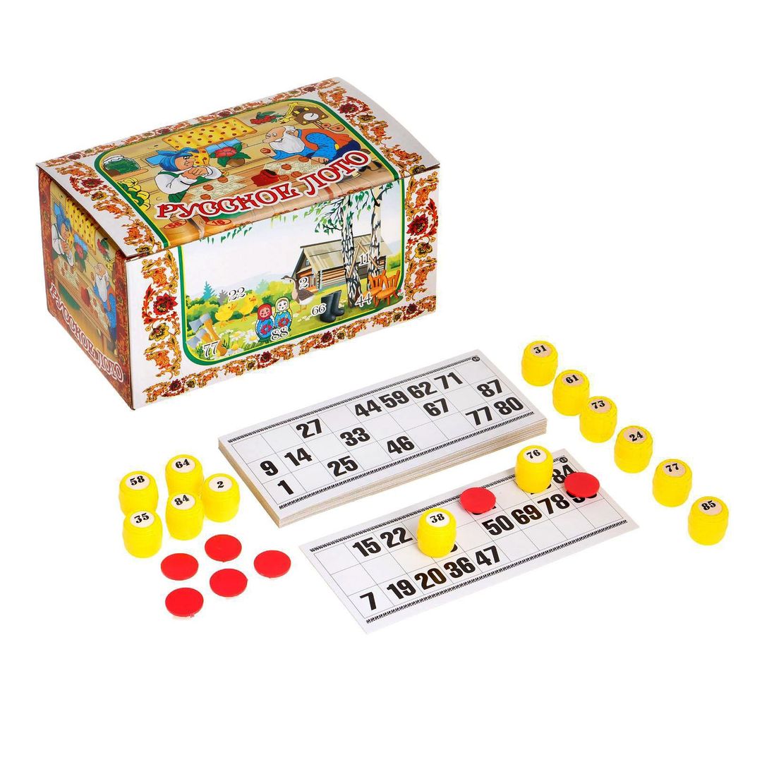 Настольная игра Русское Лото (классическое) Настольная игра Русское Лото (классическое)