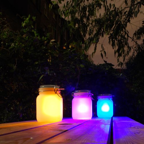 Светящаяся банка на солнечной батарее Sun Jar