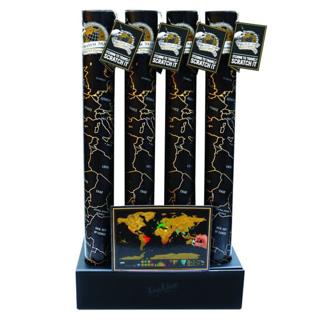 Скретч-карта мира Deluxe Edition (на английском) купить по цене 750 руб ...