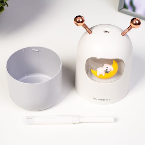 Ночник с увлажнителем Собачка на луне Ночник с увлажнителем Собачка на луне