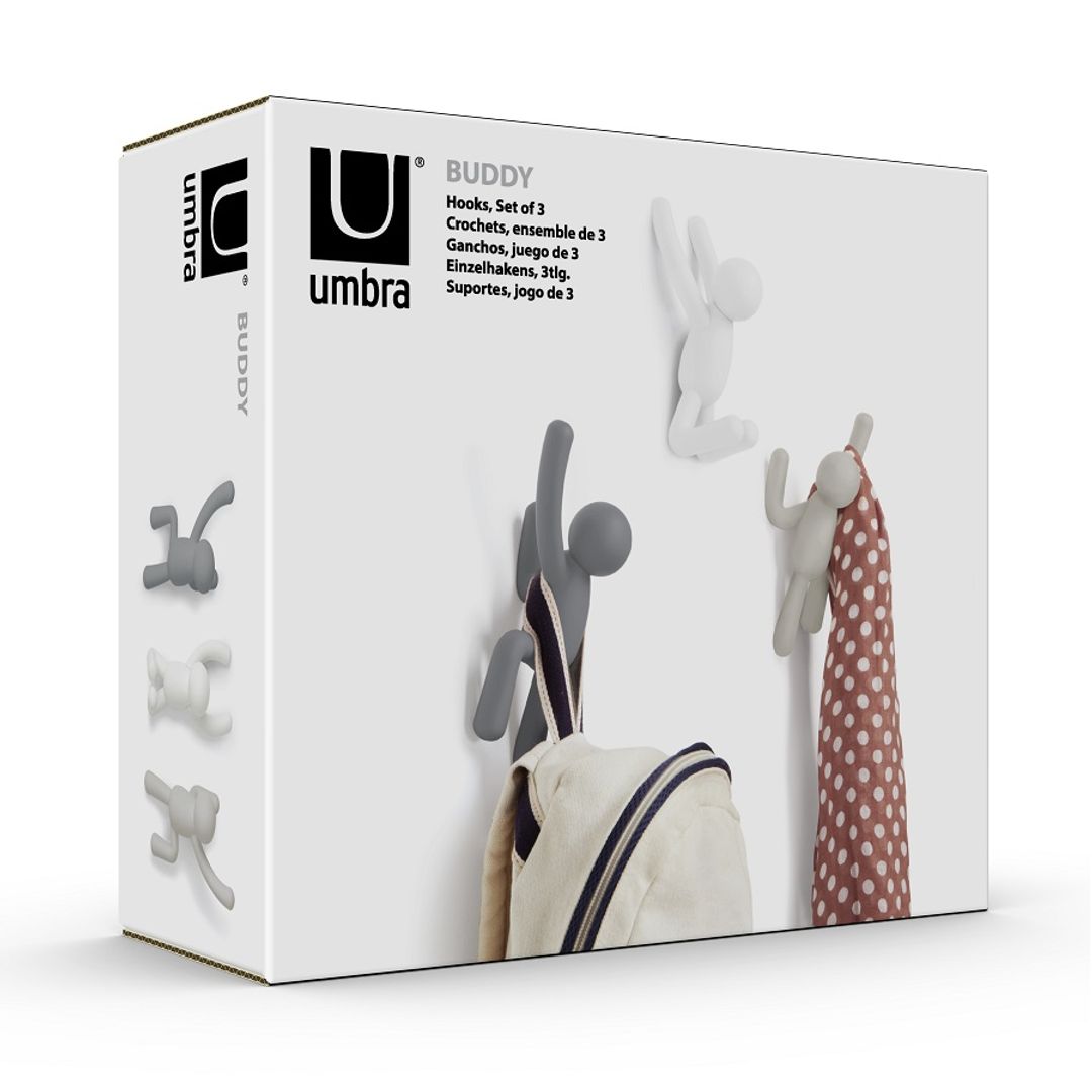 Набор крючков Buddy (Cерый)